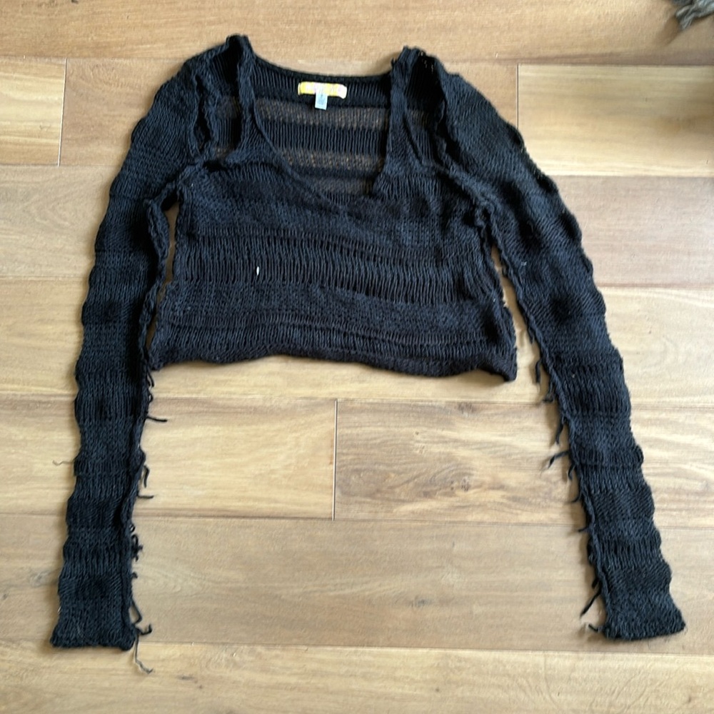 Urban Outfitters Sweater With Cut Out Shoulders